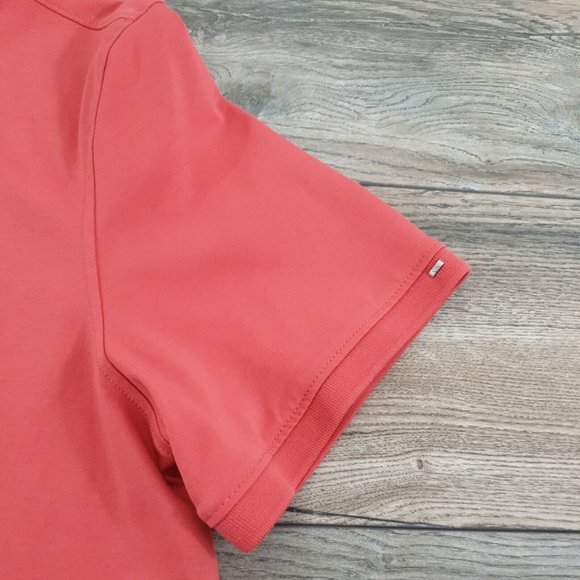 Calvin Klein Men XL Short Sleeve Polo Shirt Cotton Melon Active Golf Casual - Picture 3 of 10